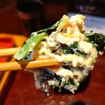 うな次郎 - 白和えのアップ。インターバルには丁度良い味付けでしたね。