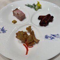 家寶 跳龍門 - 前菜三種盛り