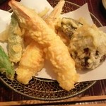 十割そば　きらく - 天麩羅！！