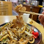 Okonomiyaki Mori - ホルモンうどん　1280円