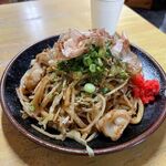Okonomiyaki Mori - ホルモンうどん　1280円