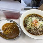 常盤軒 - ミニカレー付きそば　600円