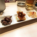 がばちょ - セット（アテ3品+ドリンク1杯/500円）