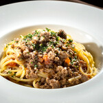 Fresh pasta with slow-cooked Wagyu beef Bolognese sauce