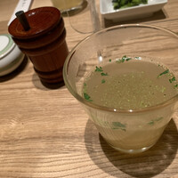 伊勢廣 京橋本店 - 鶏スープ