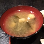 Yaki Shiomiya - しらす入りお味噌汁～