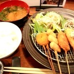 KUSHI AGE-AGE - 串揚げ定食￥850