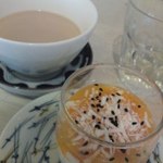 TAPiR - ゆず＆柿のムースと牛乳マサラティ