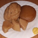 春乃色食堂 - おでん大根・タケノコ・がんも