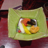 賛否両論 - 野菜の盛り合わせ　トマト味噌添え