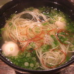 賀茂鶴 - 白子入りそうめん