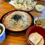 やまびこ - 修善寺湯葉蕎麦　1350円