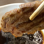 成吉思汗 大黒屋 - たっぷりとタレに浸して戴く。