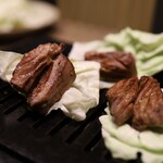 奈良きみや 別邸 柘榴 - タンの肉質も素晴らしい。