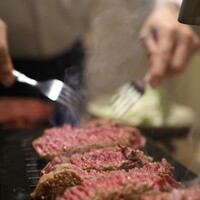 奈良きみや 別邸 柘榴 - フォークで割ける程の柔らかさです。口のなかでとろける。飲めるシャトーブリアン