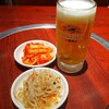 Yakiniku Kintarou - プレミアム飲み放題1089円の生ビールとお代わり自由のお通し330円