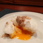 osteria LIU - トリュフ卵のふわふわ目玉焼き　白トリュフ