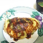 ワラジヤ - オムソバメシ 650円