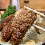 とんかつ一幸 - 醤油の風味で…(#^.^#)