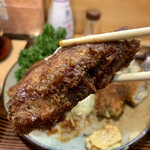 とんかつ一幸 - 濃厚な中濃ソース…(^ ^)
