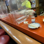 スタンドアサヒ - カウンター席