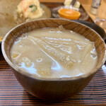 とんかつ一幸 - ２杯目のお味噌汁…(//∇//)