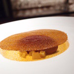 deco - 和栗のクレームブリュレ　ア　ラ　モード、チョコレートのアイスを添えて