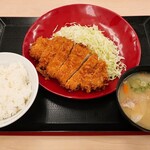 かつや - ロースカツ定食