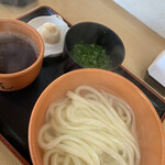 釜揚うどん一紀 - 朝メニュー釜揚げうどん　
      300円