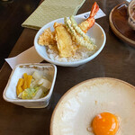 煮込みうどん かに屋 - ミニ天丼