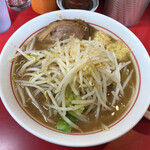 千里眼 - ラーメン 麺120g ニンニク・ショウガ・カラアゲ別皿で 780円