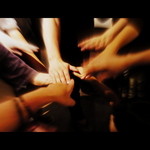 SEBRI - お約束。小さな子供もがんばって参加。