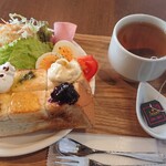 ゴッチェコーヒー - モーニング  トッピングプレートセット