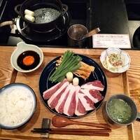 博多 鴨すき 鴨しゃぶ なかもぐろ - 鴨すき焼きセット