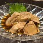 金町製麺 - 自家製あん肝の煮つけ　400円