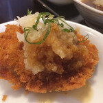 わ楽 - ヒレカツにおろしポン酢のせ