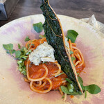 オステリア セーザモ - 芽キャベツが葉リットしている