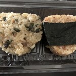 だんごの美好 - 山菜おこわおにぎりと茶飯おにぎり