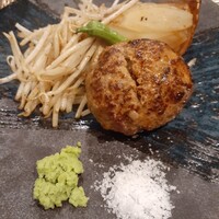 鉄板焼き 太縁 - ハンバーグ