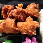 ほかほか弁当 - からあげ弁当 480円税込，袋代無料