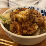 ひととき - 太刀魚と秋鮭の小天丼