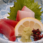 和 つじ - まぐろとぶりの刺身