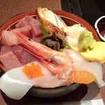 魚河岸の居酒屋　えびす大黒 - 海鮮丼（アップ）