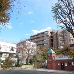 お料理ひろせ - 自然豊かな、お隣の公園。