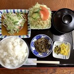 おおいし - おろしハンバーグ定食 1,100円