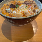 鳥ふじ - 特上もつ入り親子丼