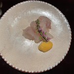 ろっかん - 寒平目の鮒鮨黄身酢