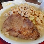 濃厚鶏白湯タンメン まつ井 - 濃厚鶏白湯タンメン＋チャーシュー