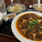 紹興飯店 - 麻婆豆腐セット