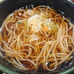 ゆで太郎 - 蕎麦(温) 蕎麦が好みから外れる